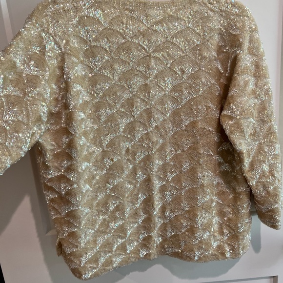 Vintage sequin cardigan - Picture 5 of 6